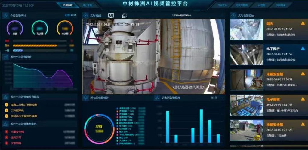 中材株洲水泥AI視頻識別項(xiàng)目